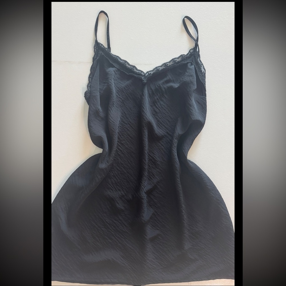 Hollister S Black Dress Lace Summer sexy Dress Black S Light Club Straps V Neck